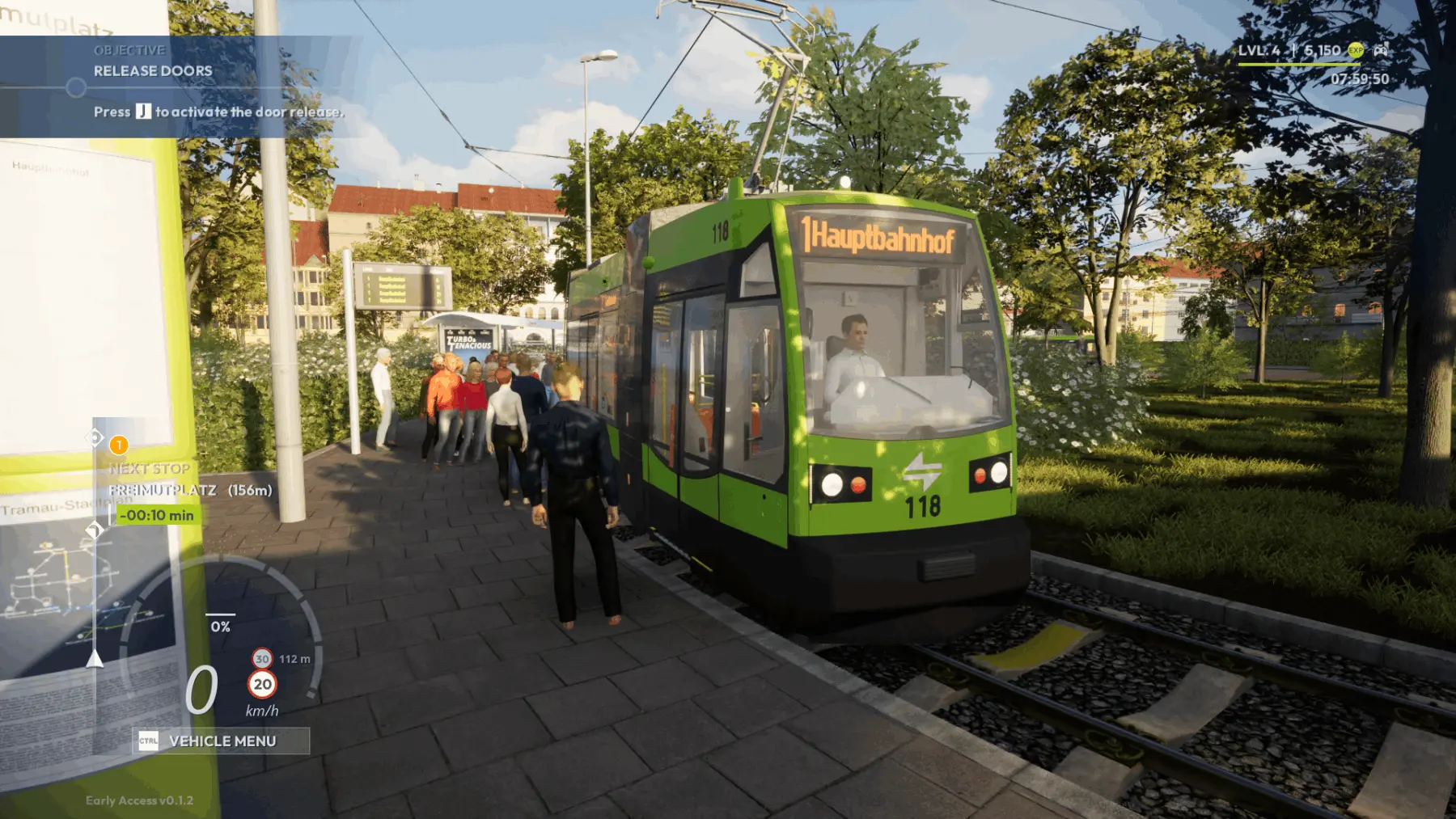 City Transport Simulator Tram - Gameplay