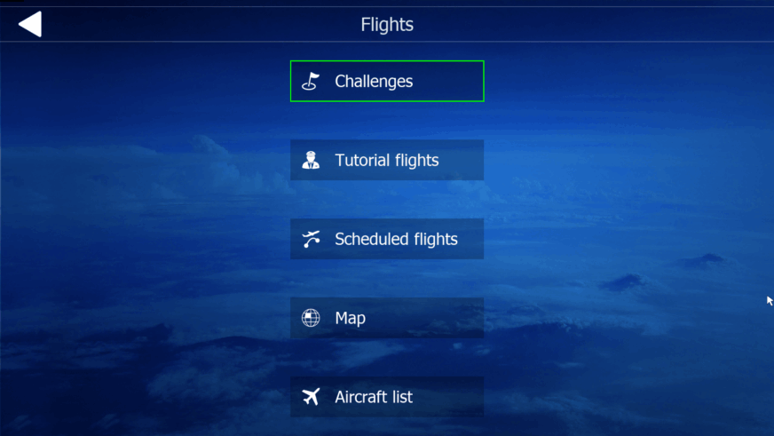 Aerofly FS 4 Global - Menu