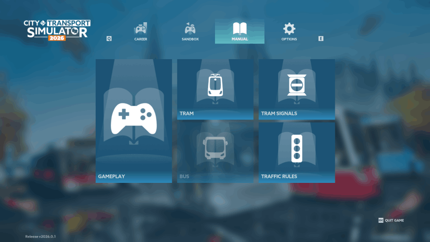 City Transport Simulator 2026 - Menu