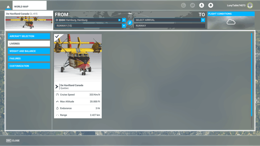 MSFS 2020 - Brandslutning