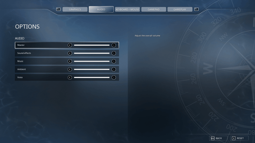 Seafarer - The Ship Sim - Menu
