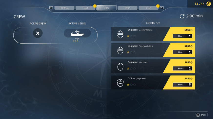 Seafarer - The Ship Sim - Menu