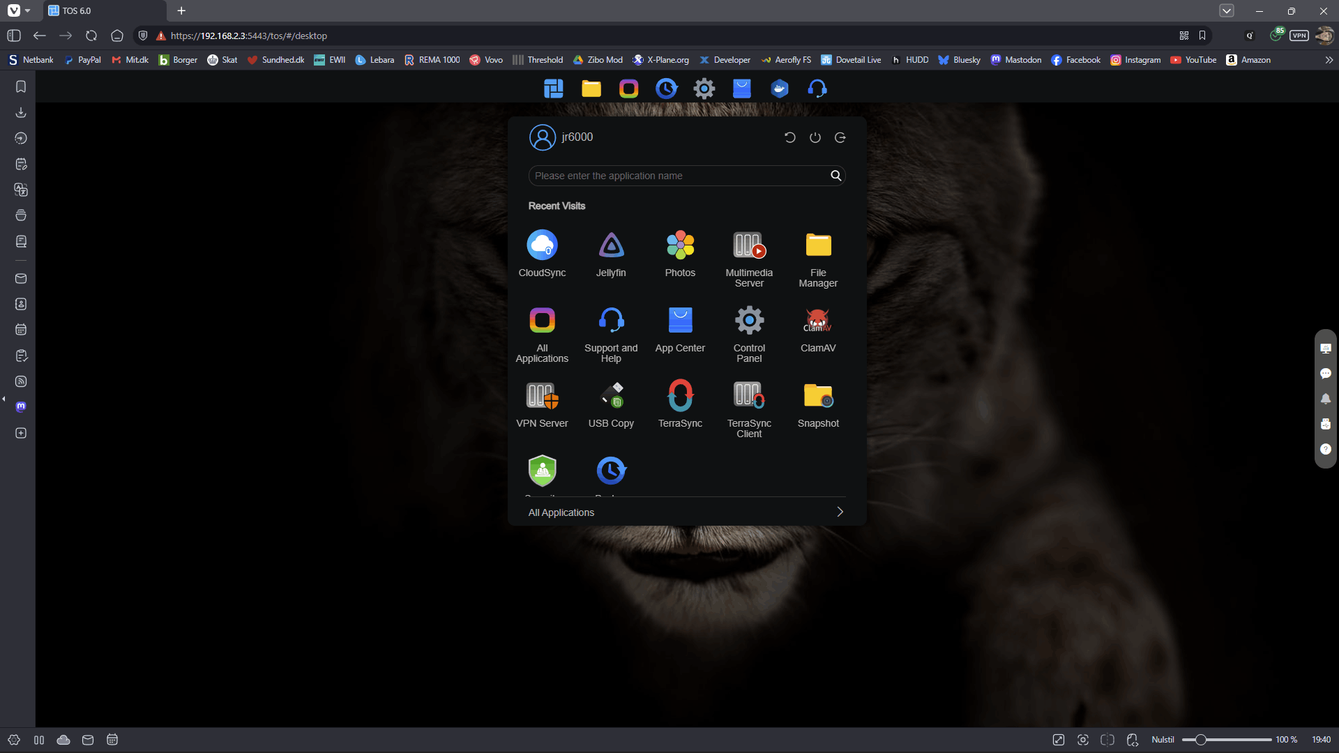 TOS 6 Desktop - Apps