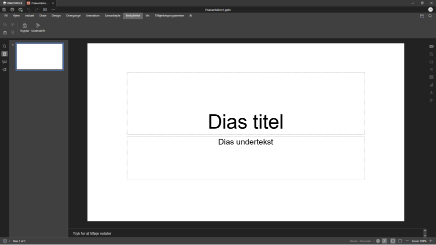 OnlyOffice - Præsentation